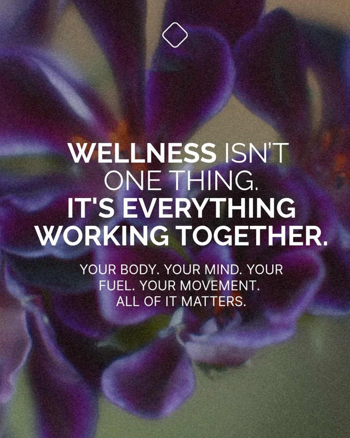 Wellness isn't a single habit or a one-time fix.
It's your body, your mind, your energy, a